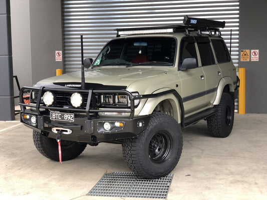 Toyota Landcruiser Side Steps + Brush Bars