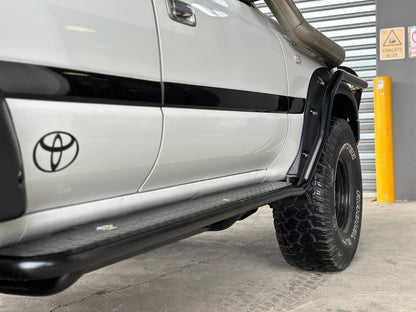 Toyota Landcruiser Side Steps + Brush Bars