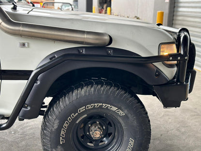 Toyota Landcruiser Side Steps + Brush Bars